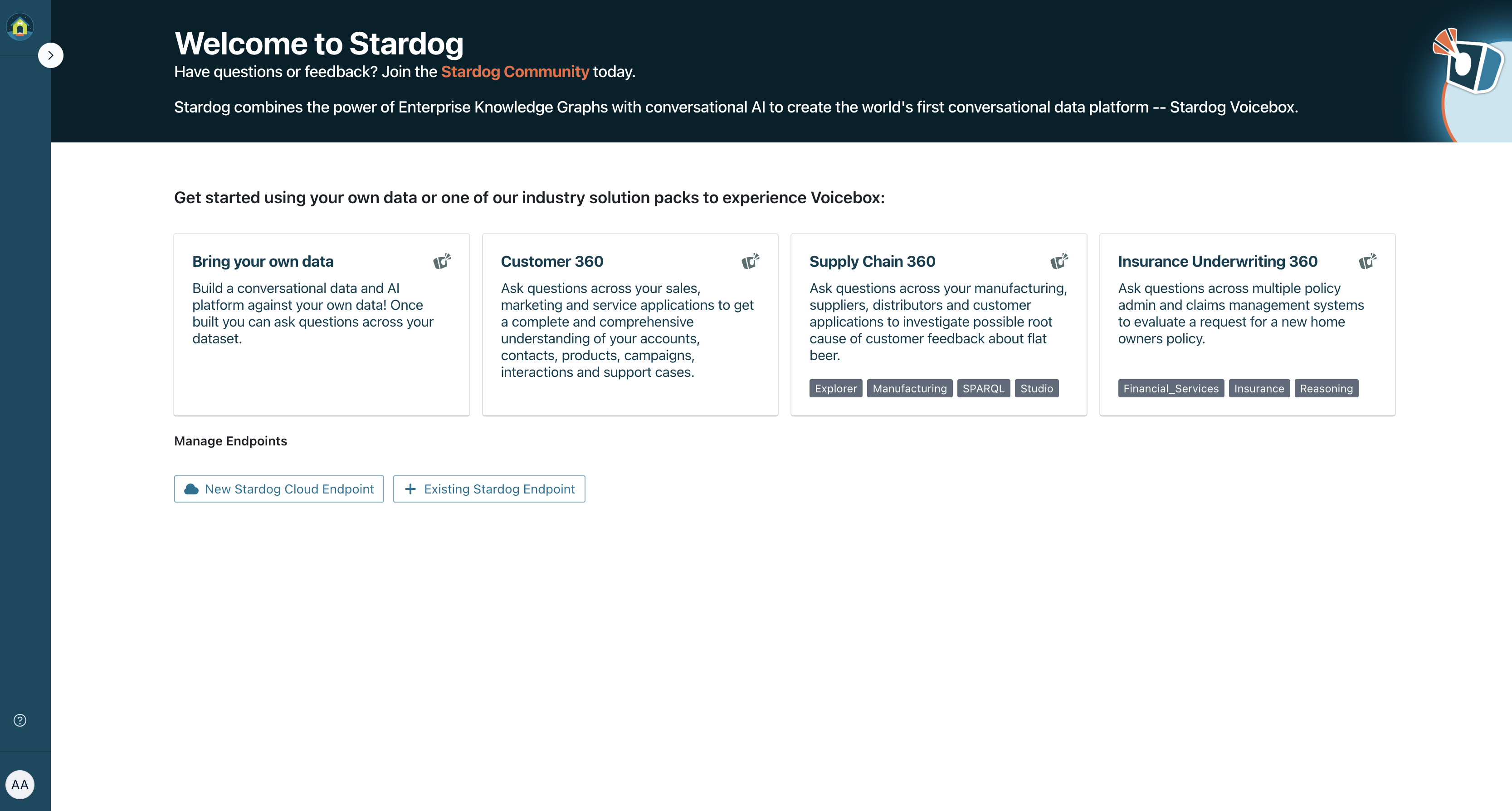 knowledge kit landing page