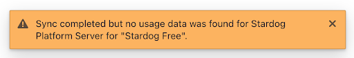 SDU No Usage Data
