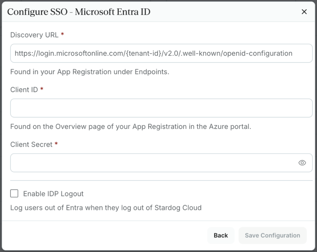 SSO steps