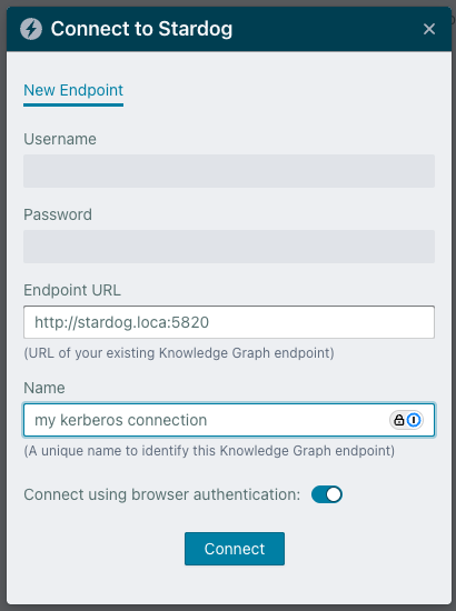 Kerberos Connection