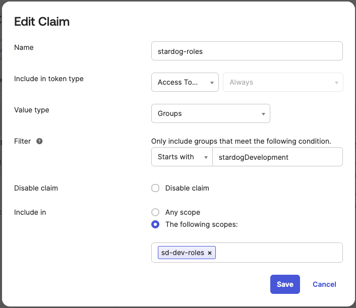 Okta Claim