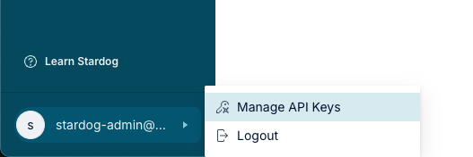 Manage API Keys
