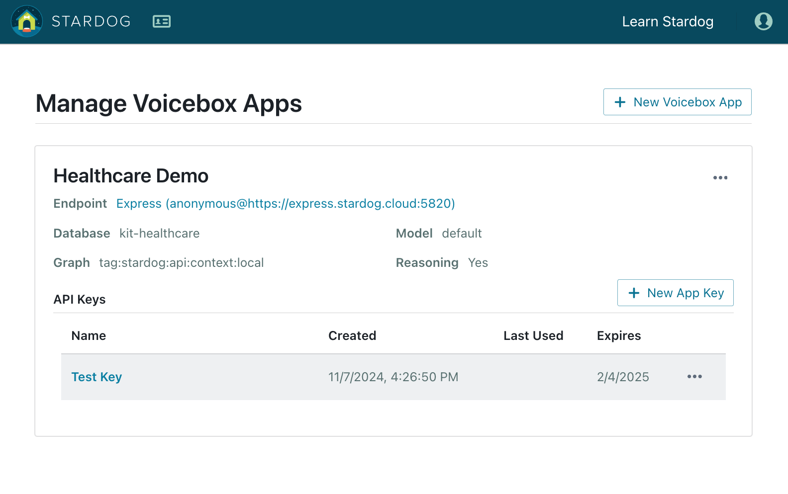 Create Voicebox API Keys